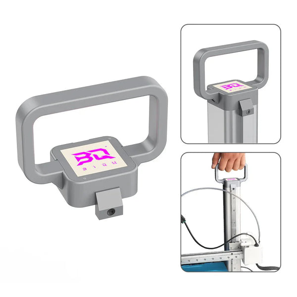 BIQU Panda Hue OTG - CNC Machined DIY Translucent Handle with LED for lifting and hiding wires on A1 Mini