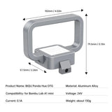 BIQU Panda Hue OTG - CNC Machined DIY Translucent Handle with LED for lifting and hiding wires on A1 Mini