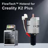 Flowtech Hotend Upgrade for Creality K2 plus - Leakproof Nozzle - Cold Nozzle Change - High Flow CHT - All Metal Design - Made in USA