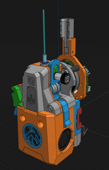 Jabberwocky Complete Toolhead with Filament Cutter and Extruder for 3D printers and Multi-Filament setups