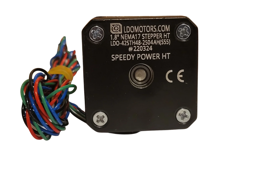 LDO Motors 42STH48-2504AH (S55) Super Power High Temp NEMA 17 Stepper Motor - High Performance High Temperature 55mm Shaft