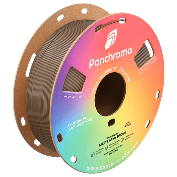Panchroma" Matte (Formerly PolyTerra) PLA 3D Printer Filament 1KG 1.75mm