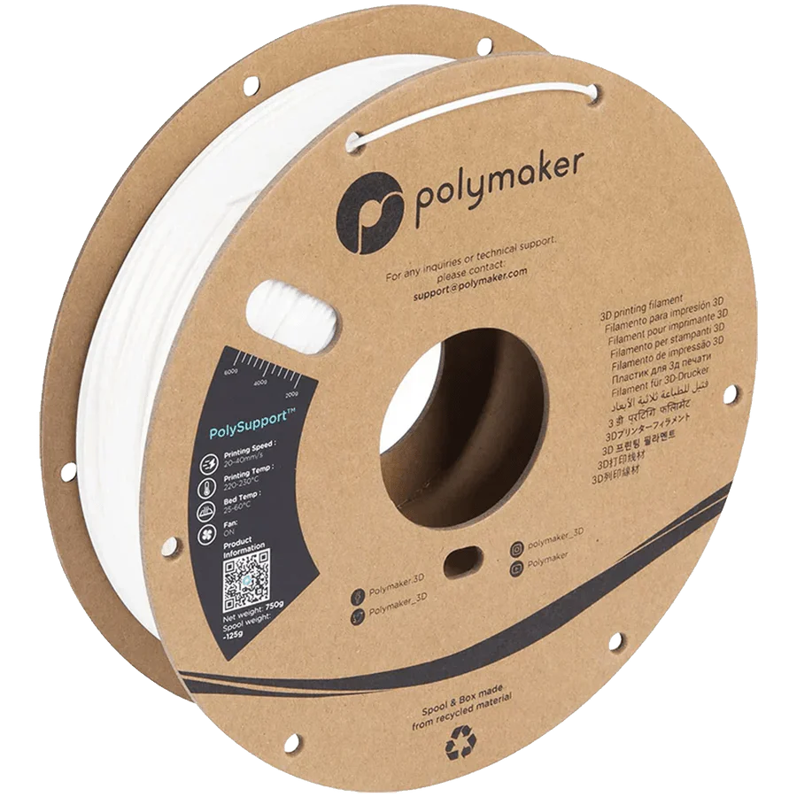 Polymaker PolySupport 3D Printer Filament for Support Material for PLA 750g 1.75mm